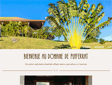 Tablet Screenshot of domaine-puyferrat.com